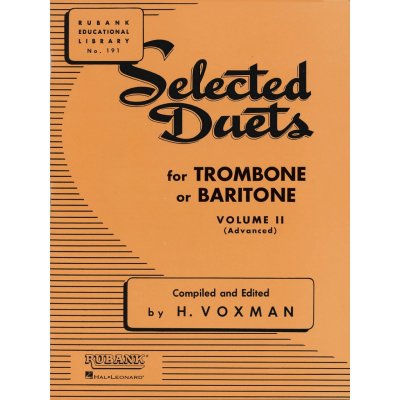 Selected Duets for Trombone 2 / Vybraná dueta pro pozouny trombóny 2 pokročilý