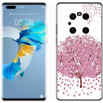 Pouzdro mmCase Gelové Huawei Mate 40 Pro - kreslený strom s listy – Zboží Mobilmania