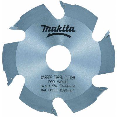 Makita Fréza na lamely B-20644 100x4x22mm Z=6 – Zboží Dáma