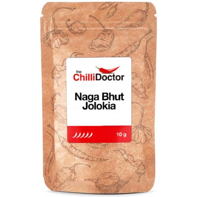 The ChilliDoctor Naga Bhut Jolokia chilli celé sušené 10 g – Zboží Dáma