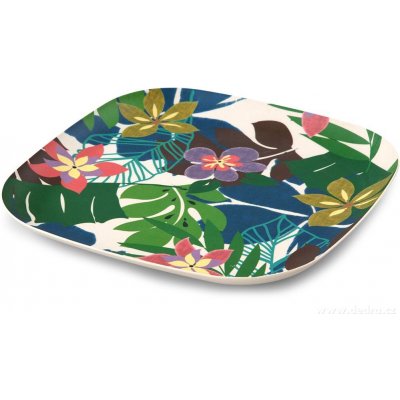 Talíř čtvercový XL GoEco Bamboo 26 cm NATURE – Hledejceny.cz