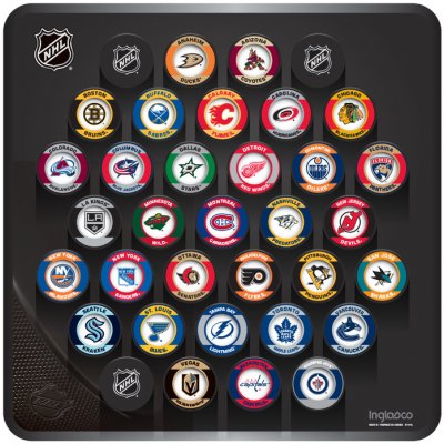 InGlasCo NHL Wall Plaque Square – Zbozi.Blesk.cz