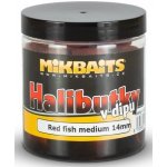 MIKBAITS Halibutky v dipu 250ml 14mm Red fish Halibut – Zboží Mobilmania