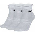 Nike ponožky Everyday Cushion Quarter 3PK sx7667 100 – Zboží Dáma