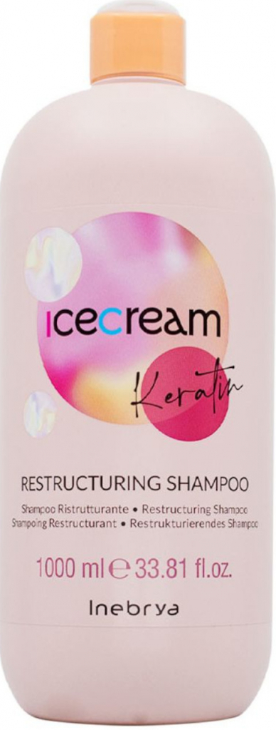 Inebrya Ice Cream Keratin Restructuring Shampoo 1000 ml