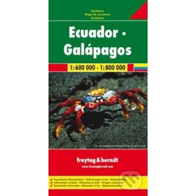 Ecuador 1:600 000 Galápagos 1:800 000 – Zboží Mobilmania
