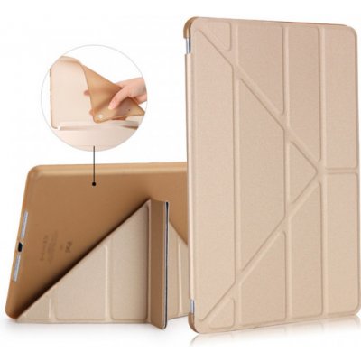 SES 2v1 Smart flip cover + zadní silikonový ochranný obal pro Apple iPad Air 4 10.9" 2020 zlatý 7987 – Zbozi.Blesk.cz