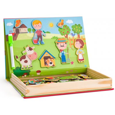 Woody Krabička s magnetickými tvary - Statek – Sleviste.cz