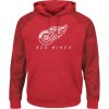 Pánská mikina s potiskem Detroit Red Wings Majestic Penalty Shot Therma Base Hoodie