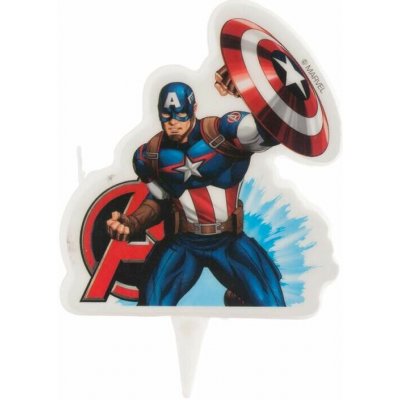 Dekora Svíčka na dort Amerika 7,5cm – Zboží Dáma