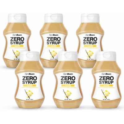GymBeam Zero Sirup vanilka 6 x 350 ml – Sleviste.cz