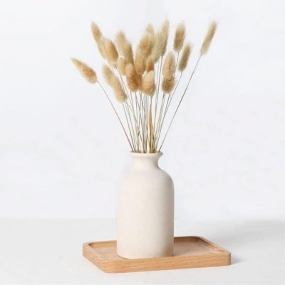 Sunshine Smile 60 ks sušených květin z pampasové trávy - přírodní kytice do vázy, umělá velká – Sleviste.cz