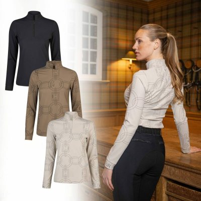 Pikeur Tričko Selection Zip dámské černá – Hledejceny.cz