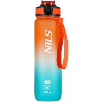 Nils Camp Tritanová láhev na pití NCD68 oranžovo modrá 1 l