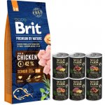 Brit Premium by Nature Senior S+M Chicken 15 kg – Zbozi.Blesk.cz
