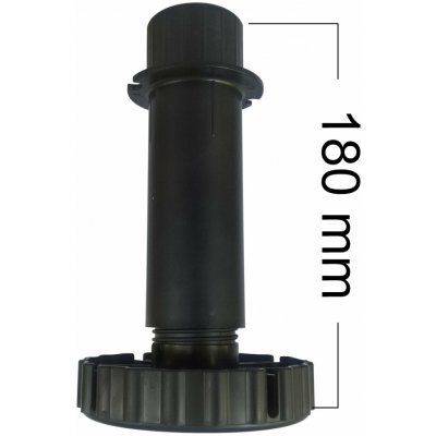 Hettich Soklová noha Korrekt 180 mm 70153 – Zbozi.Blesk.cz