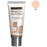 Maybelline Affinitone Perfecting + Protecting Foundation With Vitamin E sjednocující make-up 3 Light Beige 30 ml – Hledejceny.cz