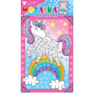 Anděl Mozaika s prostorovými dílky Jednorožec 17 x 31 cm 1720 – Hledejceny.cz