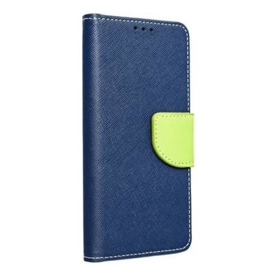 Fancy Diary flipové Samsung Galaxy J100, modrá/limetková