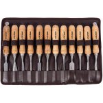 Řezbařská dláta v koženém obalu (12ks) XTline – Hledejceny.cz