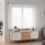 Takoy Hotová záclona 300x160 Simply white-HT-01151 | 300 x 160 cm – Hledejceny.cz