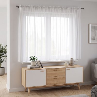 Takoy Hotová záclona 300x160 Simply white-HT-01151 | 300 x 160 cm – Hledejceny.cz