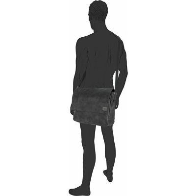 Camel Active pánská taška přes rameno Laos messenger bag 251-801-60 černá – Zboží Mobilmania