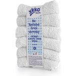 XKKO BIO bavlněné froté ubrousky Organic 21x21 Bílé 6ks – Sleviste.cz