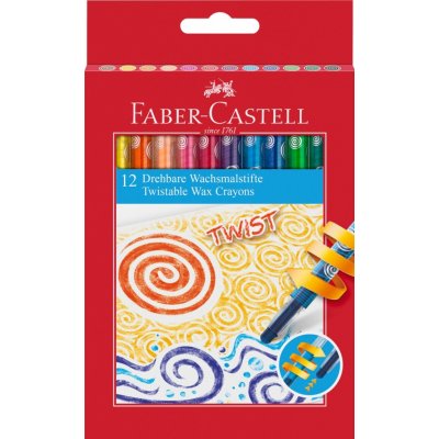 Faber-Castell Voskovky TWIST 12ks – Zboží Mobilmania