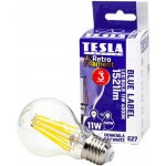 Tesla Lighting LED žárovka FILAMENT RETRO, E27, 11W, 230V, 1521lm, 25 000h, 4000K denní bílá, 360st,čirá – Hledejceny.cz