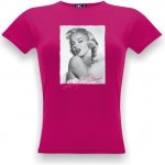 Tričko s potiskem Marilyn Monroe dámské Fuchsia – Zbozi.Blesk.cz