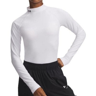 Under Armour CG AUTHENTICS MOCKNECK W 1368702-100 bílá – Zboží Dáma