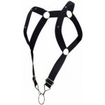 DNGEON Řemínkový postroj s kroužkem na penis S – Zboží Mobilmania