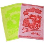 Profod Dětský ručník Train 30 x 50 cm Zelená – Zboží Mobilmania