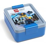 LEGO® svačinový set City modrý box + láhev – Zboží Dáma