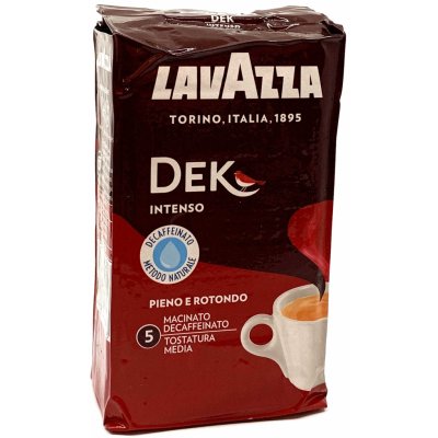 Lavazza Dek Intenso mletá bez kofeinu 250 g – Hledejceny.cz