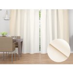 Biante Dekorační závěs TF-131 Šampaň bez vzoru - š. 150 cm 150x230 cm – Zboží Mobilmania