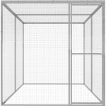 vidaXL Klec pro kočky 1,5 x 1,5 x 1,5 m – Zboží Mobilmania