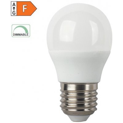 Diolamp SMD LED žárovka matná Ball P45 7W/230V/E27/3000K/700Lm/230°/Dim