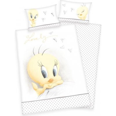 Herding povlečení Looney Tunes žluté 135 x 100 40 x 60 cm – Zboží Dáma