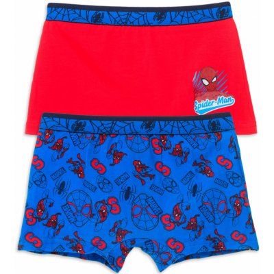 Chlapecké boxerky Marvel Spiderman Set balení 2ks modré+červené – Hledejceny.cz
