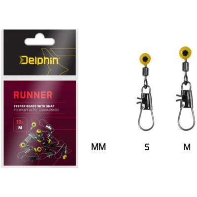 Delphin Feederový Běžec s Karabinkou Runner S 10ks – Sleviste.cz