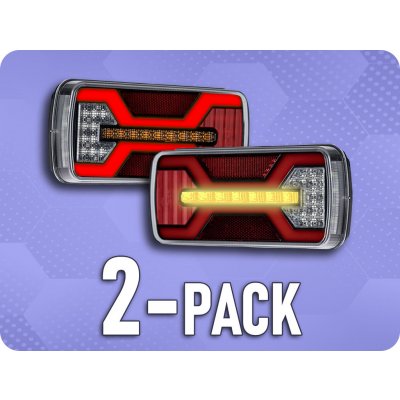 KAMAR LED ZADNÍ SVĚTLO X-SPIDER 6 FUNKCÍ/2-PACK! [L2426] + [L2427] – Hledejceny.cz