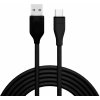 usb kabel Solight SSC1602-S USB-C , USB 2.0 A konektor - USB-C 3.1 konektor, silikon, 2m