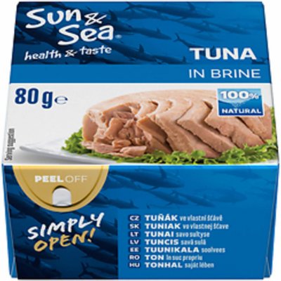 Sun & Sea Tuňák ve vlastní šťávě 80 g