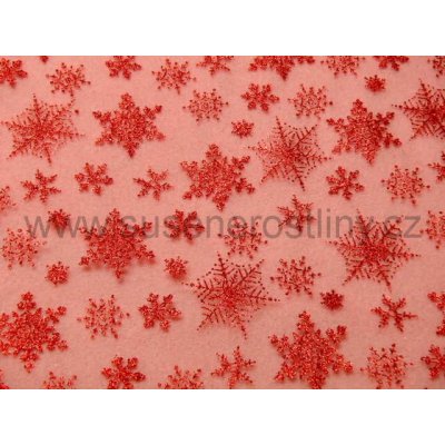 susenerostliny.cz vánoční organza B61 červená 36cm x 10y – Hledejceny.cz