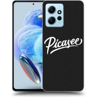 Pouzdro Picasee silikonové Xiaomi Redmi Note 12 4G - Picasee - White černé