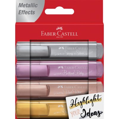 Faber-Castell 46 Metallic sada 4 ks 154640 – Zboží Mobilmania