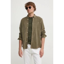 Pepe Jeans Miller manšestrová košile regular s límečkem button-down PM308730 zelená