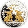 Perth Mint Stříbrná mince Lunar Králík s perlami 1 Oz